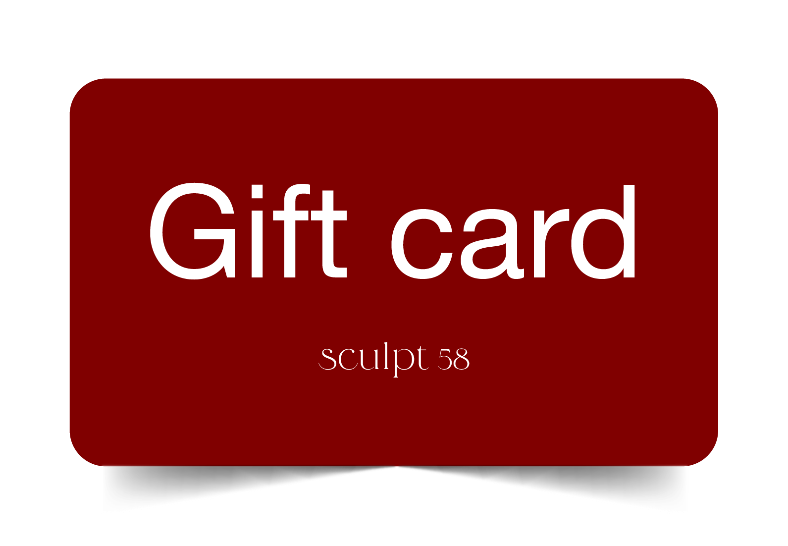 SCULPT 58 GIFT CARD